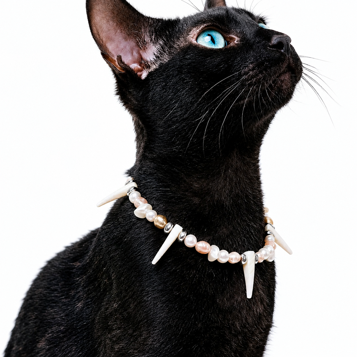Black Panther Society Pearl Collar