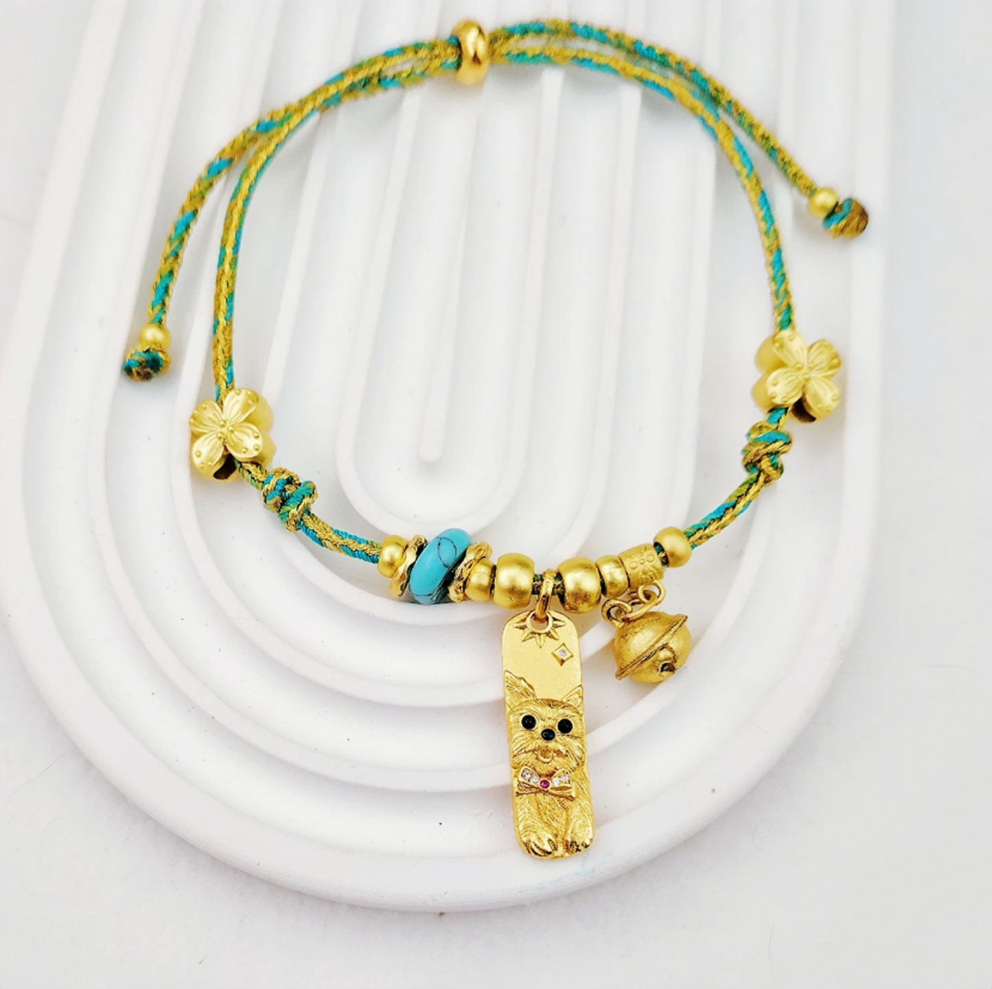 Golden Ingot Blessing Pet Collar