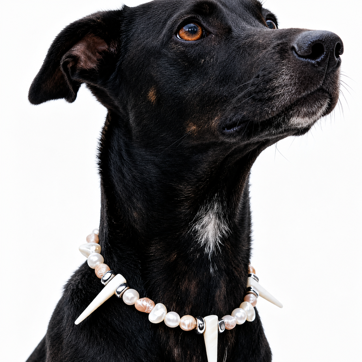 Black Panther Society Pearl Collar