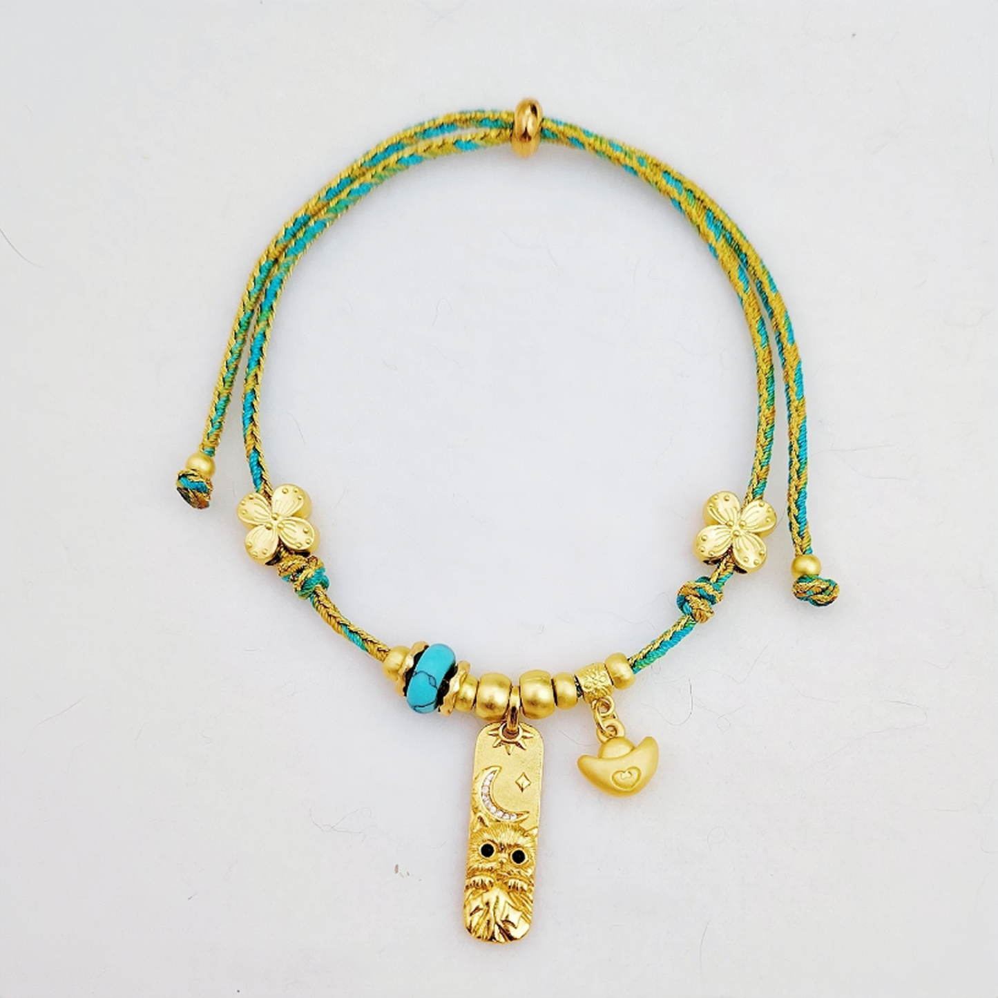 Golden Ingot Blessing Pet Collar