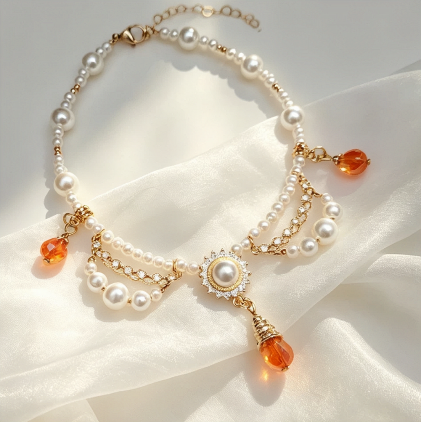 Eastern Blossom Pet Necklace