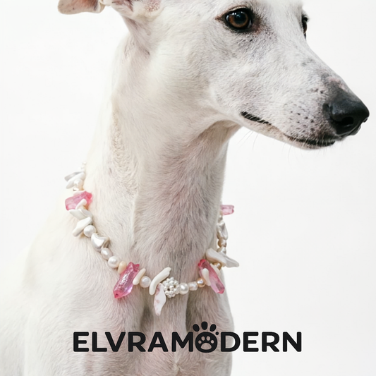 Verdant Luxe Crystal Pet Necklace