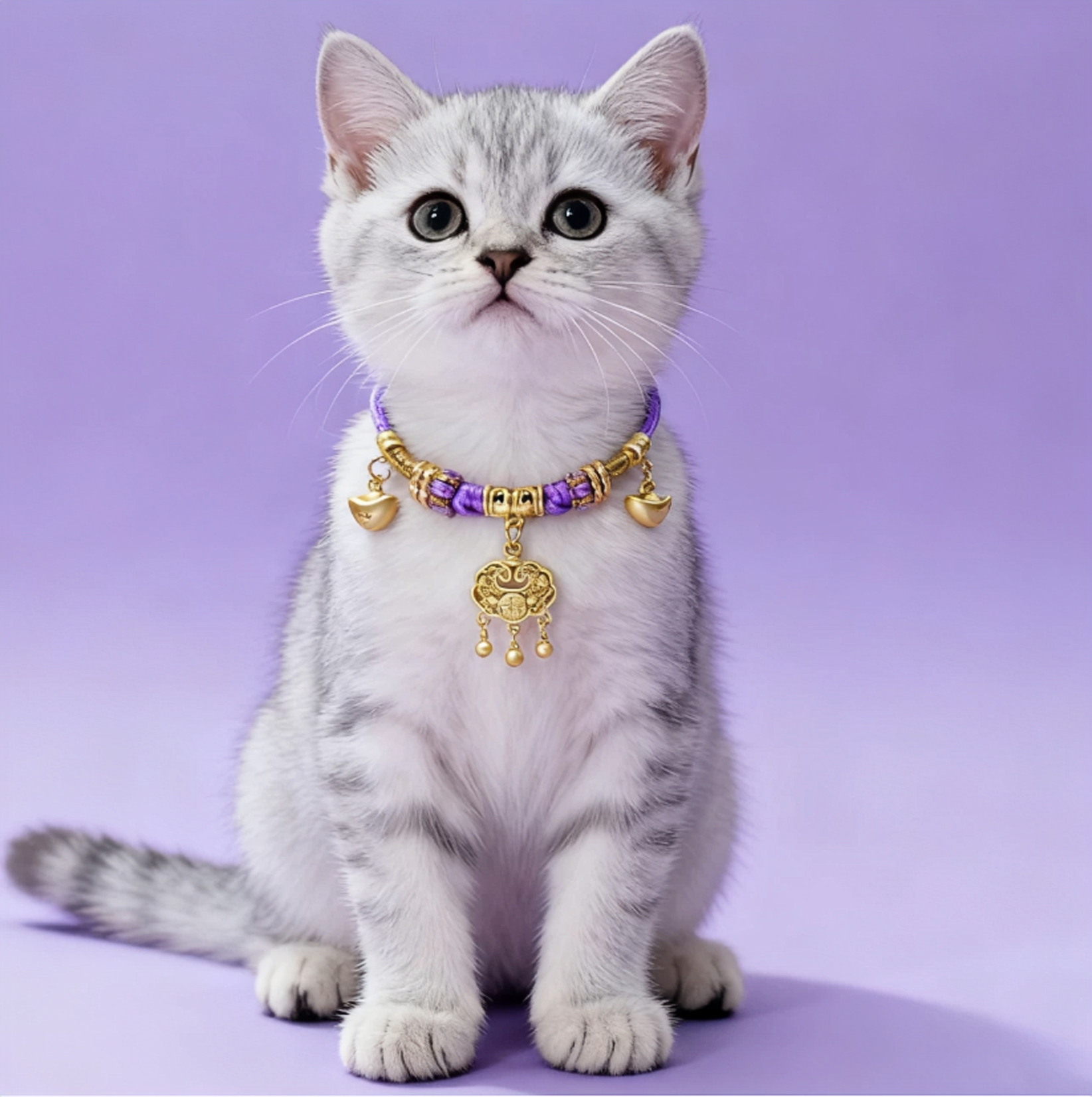 Lucky Red Thread Pet Necklace