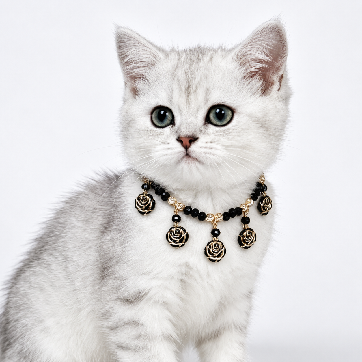 Baroque Pearl Elegance Pet Collar