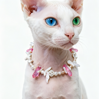 Verdant Luxe Crystal Pet Necklace