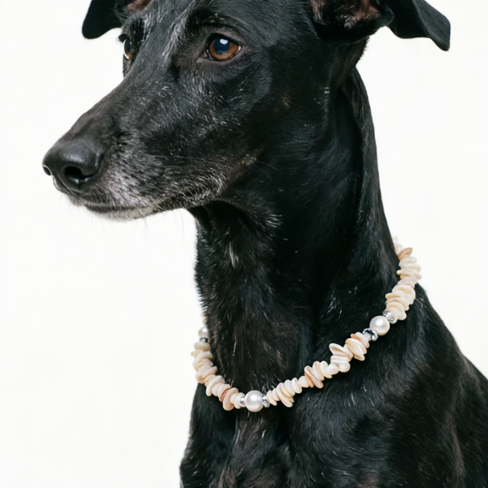 Ocean Treasure Shellstone Pet Necklace