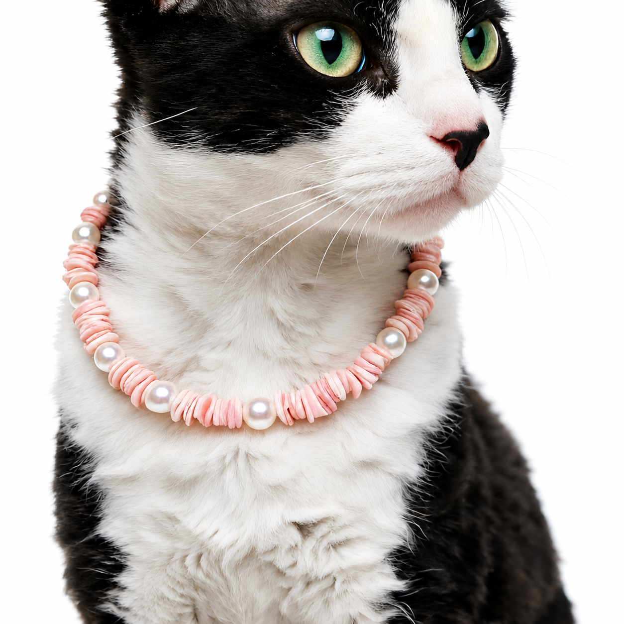 Pink Seashell Breeze Pet Necklace