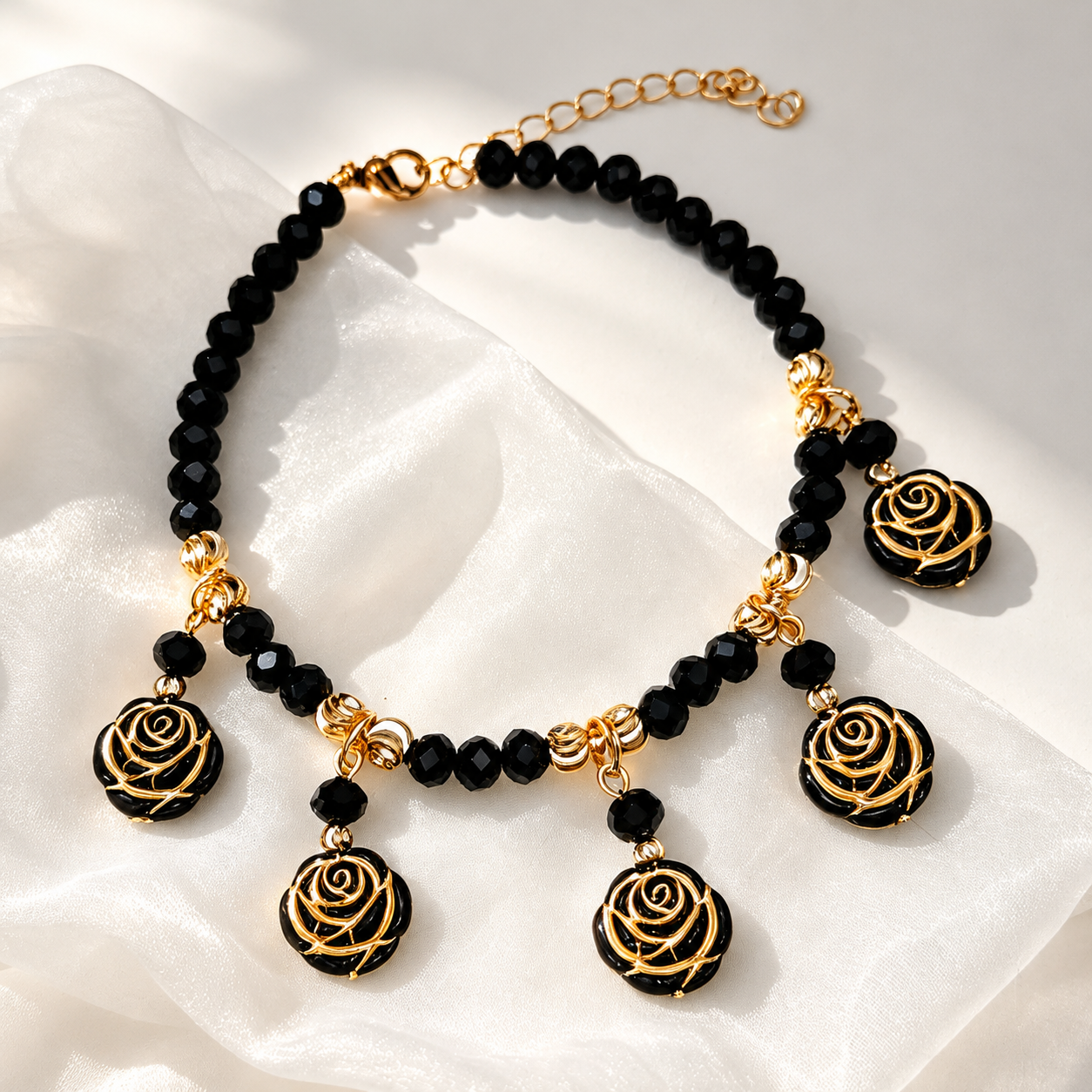 Baroque Pearl Elegance Pet Collar