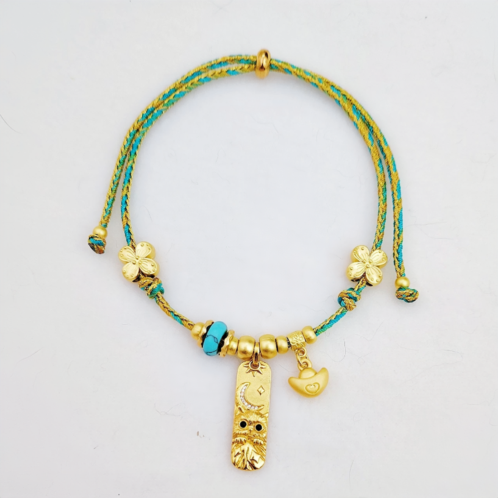 Golden Ingot Blessing Pet Collar
