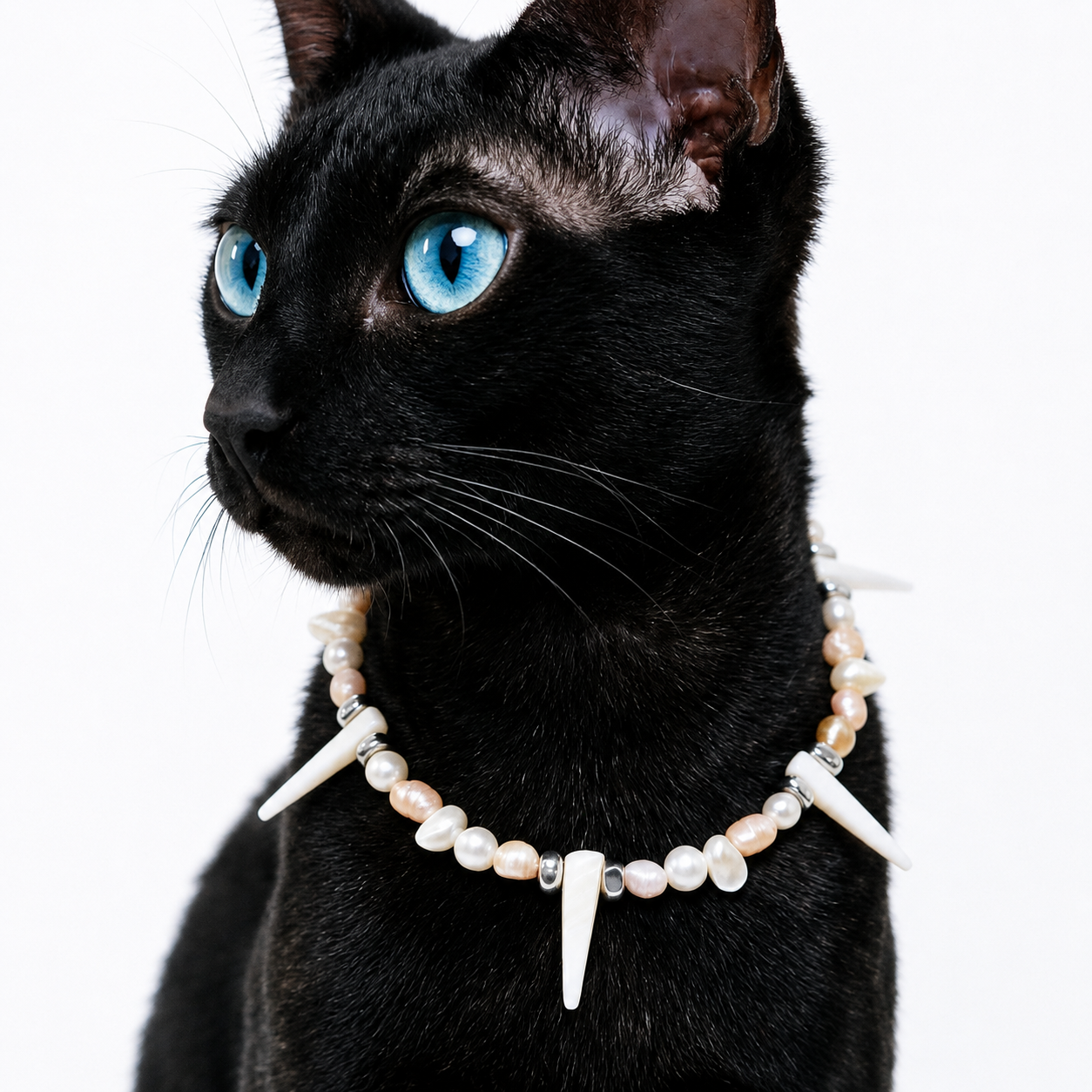 Black Panther Society Pearl Collar
