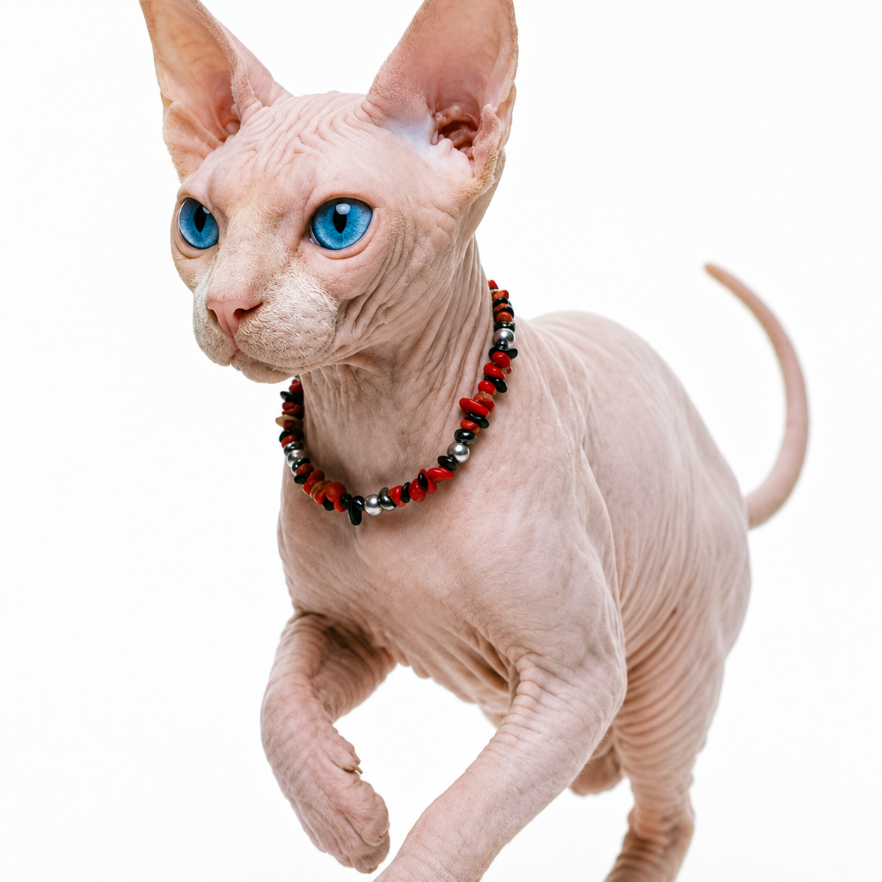 Azure Lapis Charm Pet Necklace